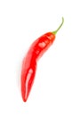 Whole, uncut red chili pepper