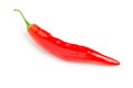 Whole, uncut red chili pepper Royalty Free Stock Photo