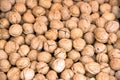 Whole walnuts background texture Royalty Free Stock Photo