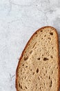 Whole wheat bread. High resolution brown bread texture background. Baking bread Royalty Free Stock Photo