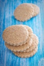 Whole wheat cinnamon cookies Royalty Free Stock Photo
