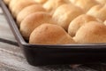 Whole Wheat Dinner Rolls close up Royalty Free Stock Photo
