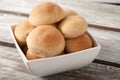 Whole Wheat Dinner Rolls homemade Royalty Free Stock Photo