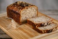 Gray sesame bread Royalty Free Stock Photo