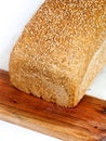 whole wheat gluten free bread with sesame seeds Royalty Free Stock Photo