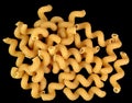 Whole wheat gobbetti pasta Royalty Free Stock Photo