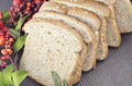 Whole Wheat Loaf Bread Royalty Free Stock Photo