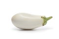 Whole white aubergine Royalty Free Stock Photo