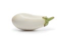 Whole white aubergine