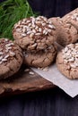Wholegrain gluten-free buckwheat bread Royalty Free Stock Photo