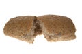 Wholemeal bread roll Royalty Free Stock Photo