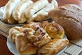 Wholemeal bread, rolls and cakes