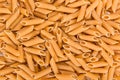 Wholemeal Penne Background Royalty Free Stock Photo