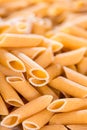 Wholemeal Penne Background Royalty Free Stock Photo