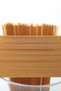 Wholemeal spaghetti Royalty Free Stock Photo