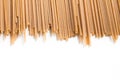 Wholemeal Spaghetti Frame Royalty Free Stock Photo