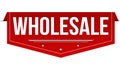 Wholesale banner design Royalty Free Stock Photo