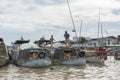 Wholesalers came on larger barges loaded with pumpkins.