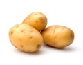 Wholesome Goodness: Potatoes in All Their Glory on White Background