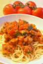 Wholesome pasta dish Royalty Free Stock Photo