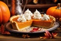 Wholesome pumpkin cake: homemade Thanksgiving dessert