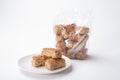 Wholewheat Rusks in bag and on plate