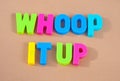 Whoop it up Royalty Free Stock Photo