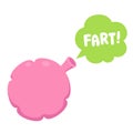 Whoopee cushion fart Royalty Free Stock Photo