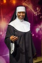 Whoopi Goldberg wax statue Royalty Free Stock Photo