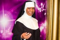 Whoopi Goldberg as a nun