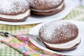 Whoopie pie chocolate cakes