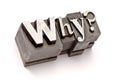 Why? Royalty Free Stock Photo