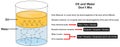 Why oil and water dont mix infographic diagram