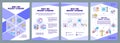 Why we resist change purple brochure template