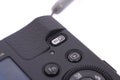Wi fi button on a camera Royalty Free Stock Photo