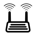 Wi-fi ethernet router icon