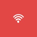 WI FI icon illustration isolated vector. Royalty Free Stock Photo