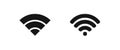 Wi-Fi icon for web design. Symbol set vector