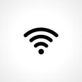 wi-fi icon. wi-fi vector icon. wi fi isolated icon Royalty Free Stock Photo