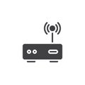 Wi-Fi modem vector icon