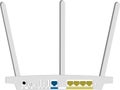 Wi-Fi router back panel with ports and signs, flat style on a transparent background Royalty Free Stock Photo