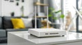 Wi-Fi router in a modern home or office setting