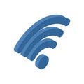 Wi-fi sign. WiFi symbol. Wireless connection icon Royalty Free Stock Photo