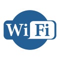 The wi-fi signal icon. Modern modem internet icon Royalty Free Stock Photo