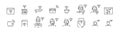 Wi-fi signal, internet users icons set. Pixel perfect, editable