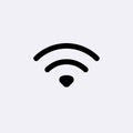 Wi-Fi signal wi fi internet hotspot vector icon