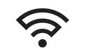 Wi Fi symbol signal connection. Vector wireless internet technology sign. Wifi network communication icon Royalty Free Stock Photo