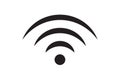 Wi Fi symbol signal connection. Vector wireless internet technology sign. Wifi network communication icon Royalty Free Stock Photo