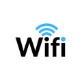 Wi-fi wireless network icon. Royalty Free Stock Photo