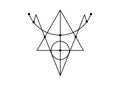 Sigil of Protection. Magical Amulets. Can be used as tattoo, logos and prints. Wiccan occult symbol, sacred geometry, isolated